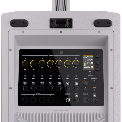 Ld Systems Maui44g3 All-in-one Array System + Mixer White - Zuilsystemen - Variation 13
