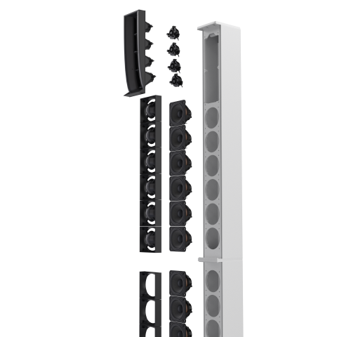 Ld Systems Maui44g3 All-in-one Array System White - Zuilsystemen - Variation 13