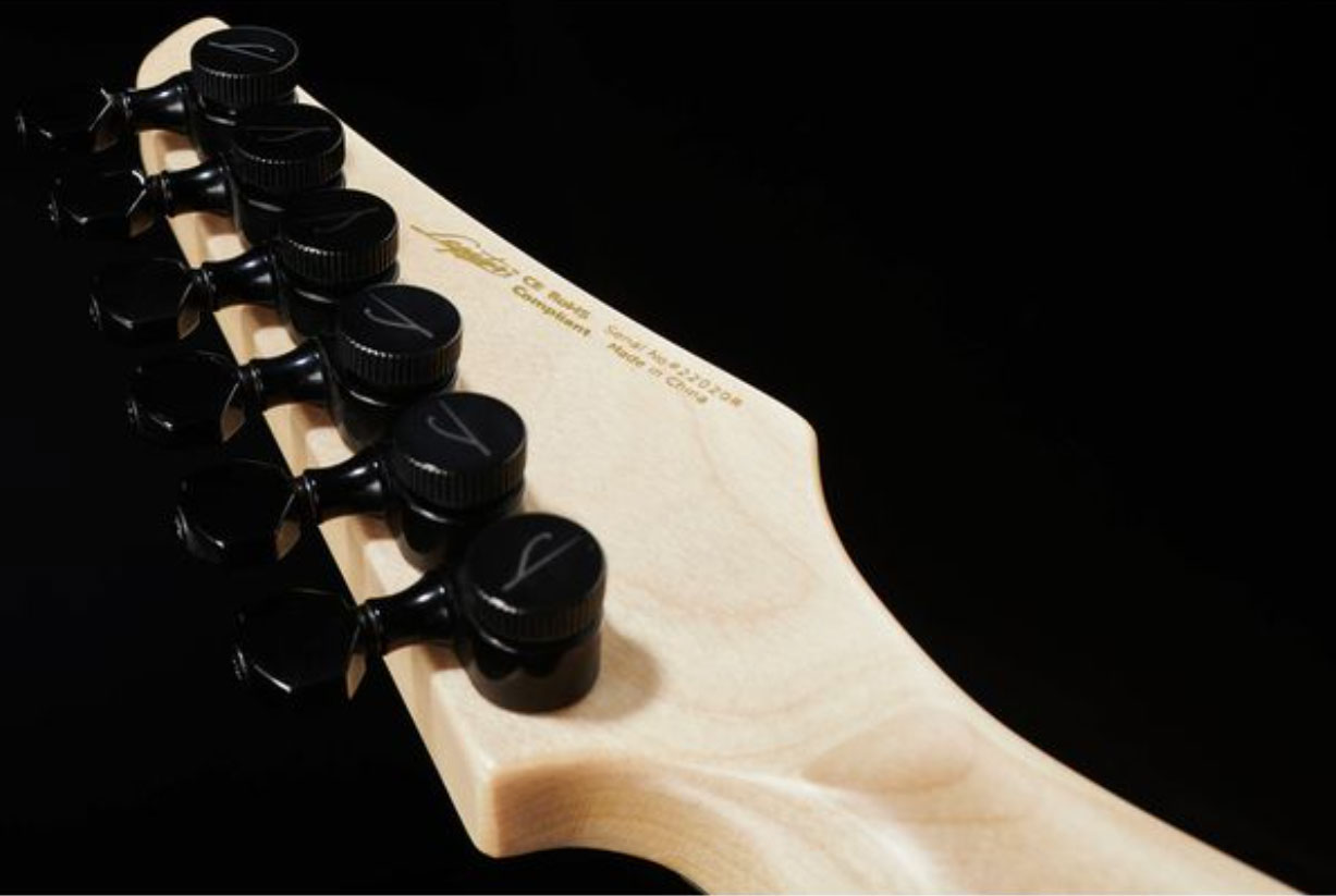 Legator N6fs Ninja S Fanned Frets Hh Ht Mn - Lunar Eclipse - Multi-scale gitaar - Variation 5