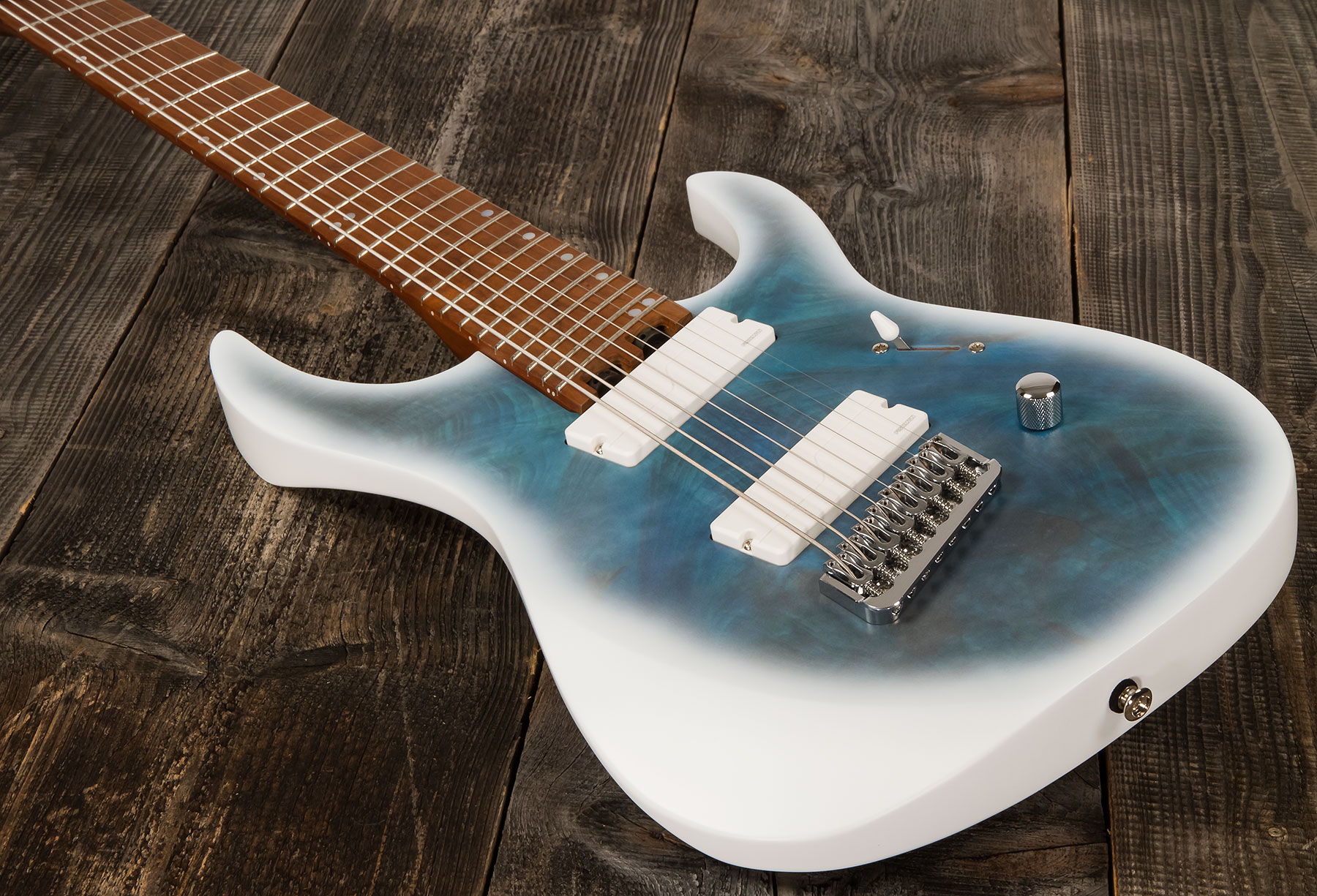 Legator Ninja N8fod Overdrive 8c Multiscale 2h Fishman Fluence Ht Mn - Arctic Blue - Multi-scale gitaar - Variation 2