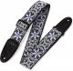 5 cm wide jacquard guitar strap - Design 010