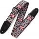 5 cm wide jacquard guitar strap - Design 012