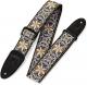 5 cm wide jacquard guitar strap - Design 013