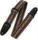 5 cm wide jacquard guitar strap - Design 020