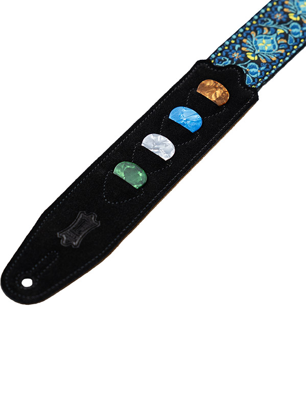 Levy's Courroie Tissu Avec Motifs Hootenany, 4 Portes Mediators, 5 Cm - Design 04 - Toebehoren voor andere snaarinstrumenten - Variation 1