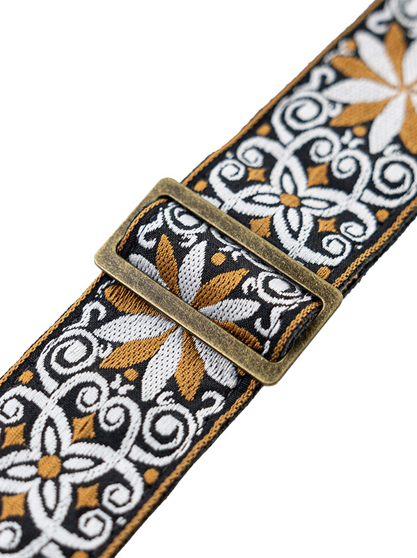 Levy's Courroie Tissu Avec Motifs Hootenany, 4 Portes Mediators, 5 Cm - Design 13 - Gitaarriem - Variation 1