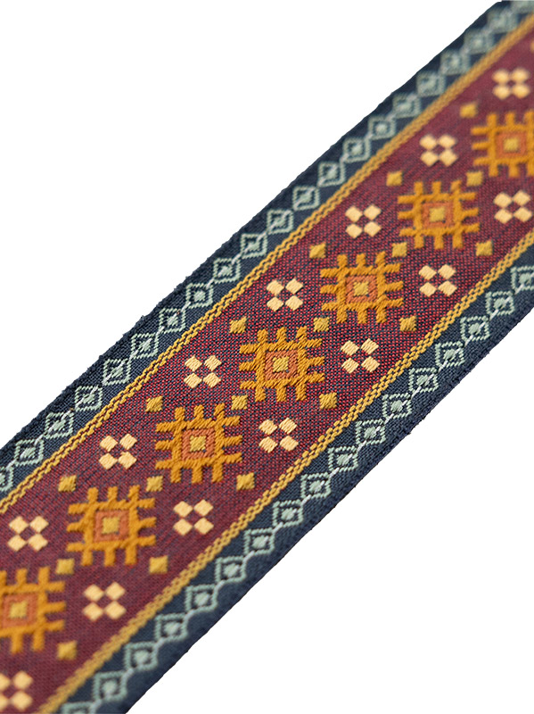 Levy's Courroie Tissu Avec Motifs Hootenany, 4 Portes Mediators, 5 Cm - Design 26 - Gitaarriem - Variation 1