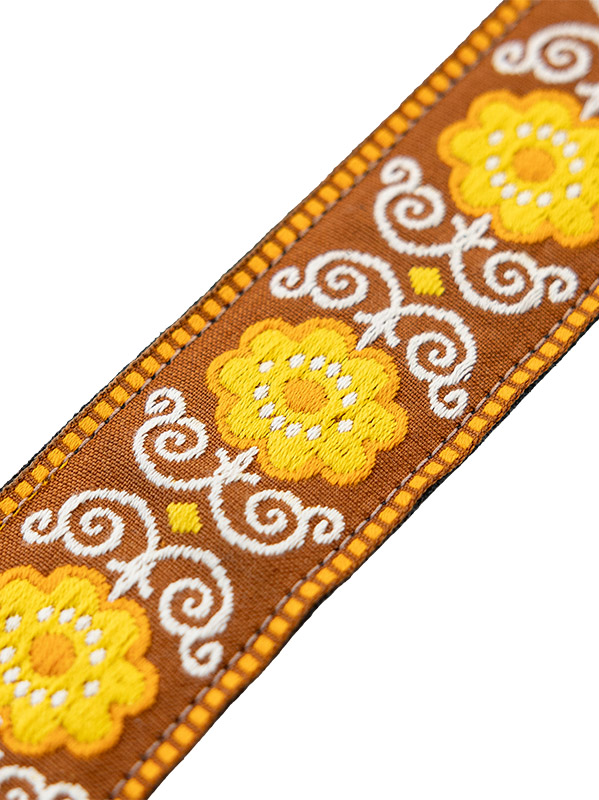 Levy's Courroie Tissu Avec Motifs Hootenany, 4 Portes Mediators, 5 Cm - Design 27 - Gitaarriem - Variation 1