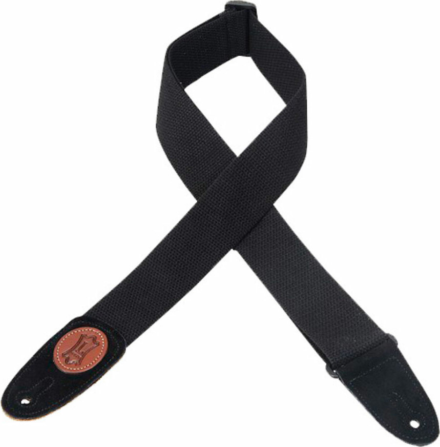 Levy's Mssc8-blk Cotton Guitar Strap 2inc - Gitaarriem - Main picture