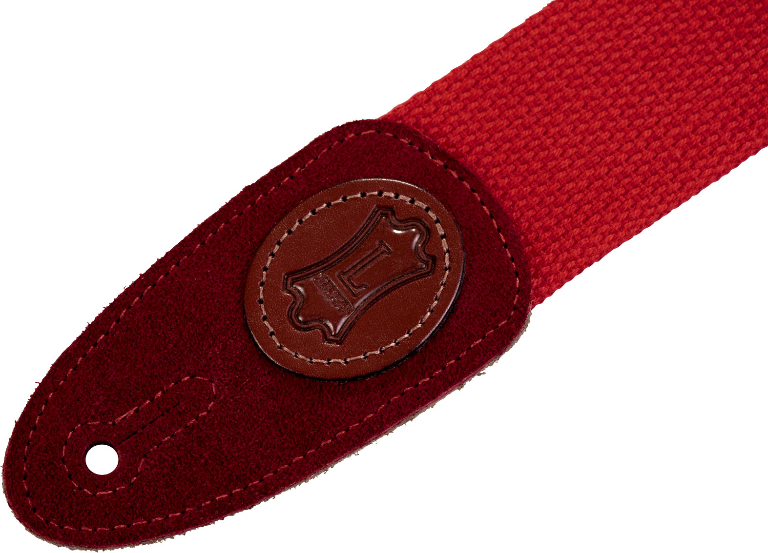 Levy's Mssc8-red Cotton Guitar Strap 2inc - Gitaarriem - Variation 1