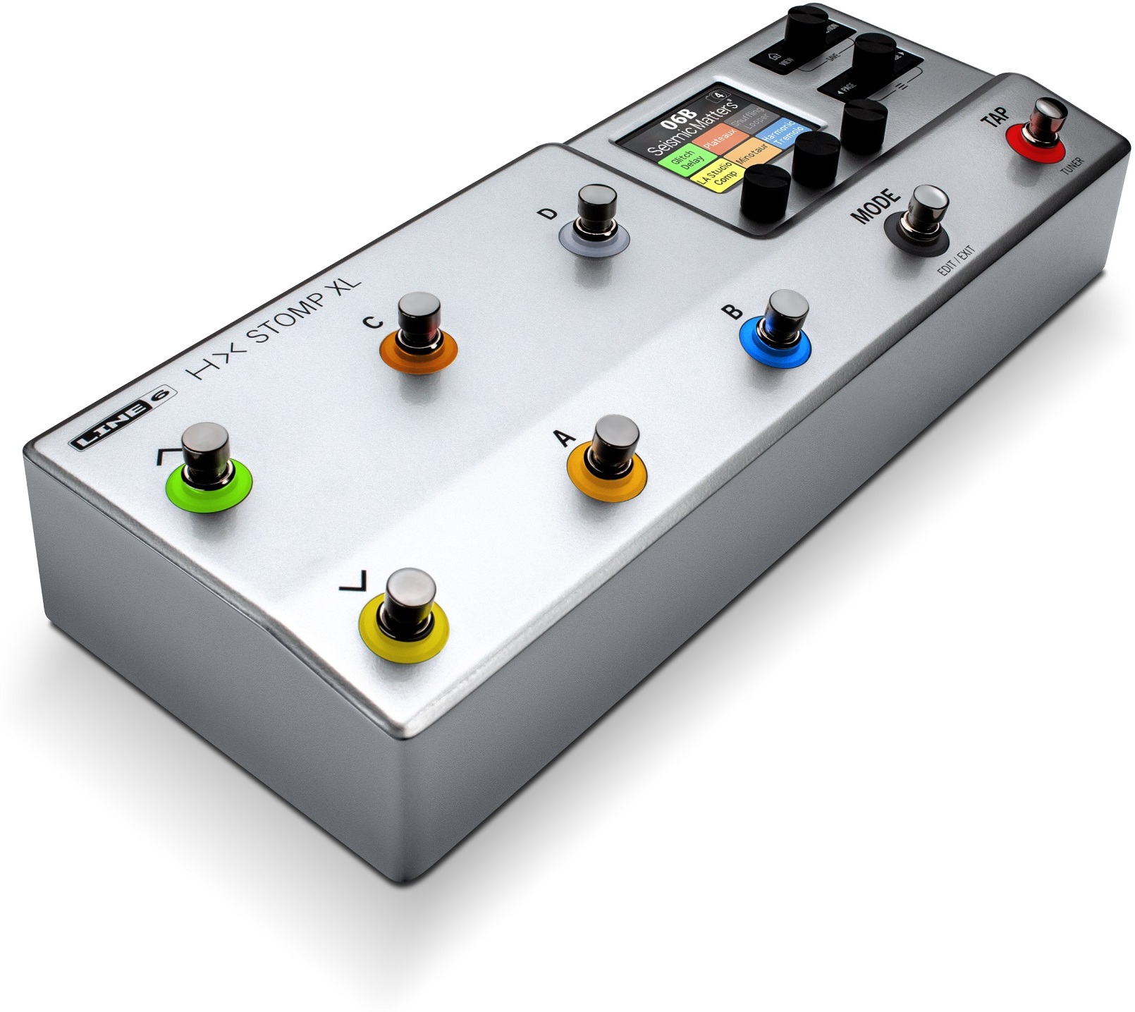 Line 6 Hx Stomp Xl Limited Silver - Simulatie van gitaarversterkermodellering - Main picture