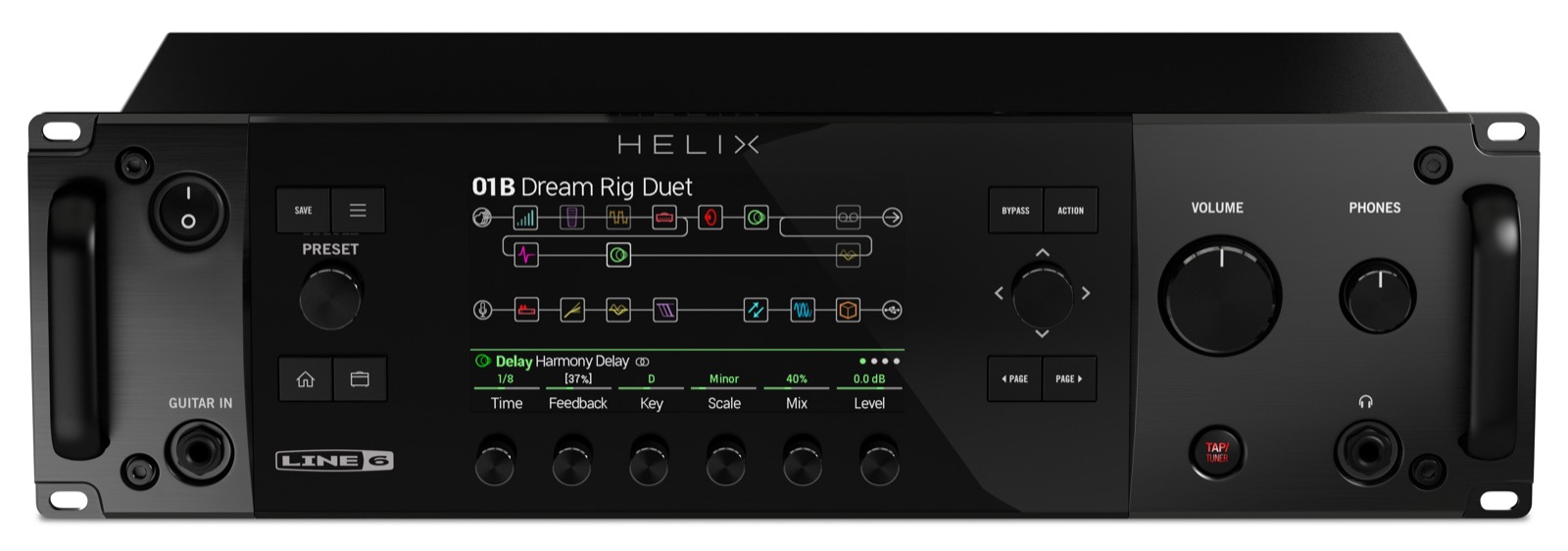 Line 6 Helix Rack - Simulatie van gitaarversterkermodellering - Variation 1