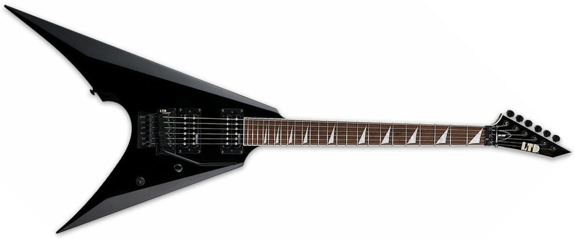 Ltd Arrow-200 Hh Fr Jat - Black - Metalen elektrische gitaar - Main picture