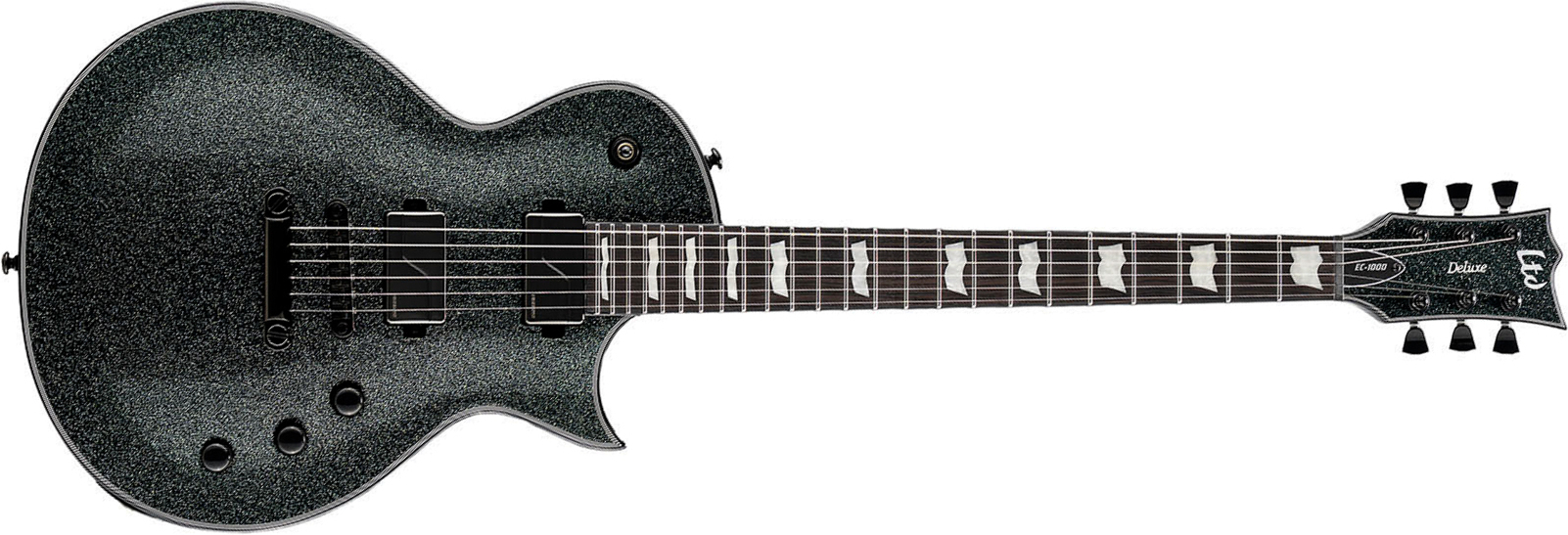 Ltd Ec1000 2h Fishman Fluence Ht Eb - Granite Sparkle - Single cut gitaar - Main picture
