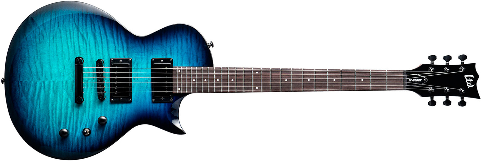 Ltd Ec200dx 2h Ht Rw - Blue Burst - Enkel gesneden elektrische gitaar - Main picture