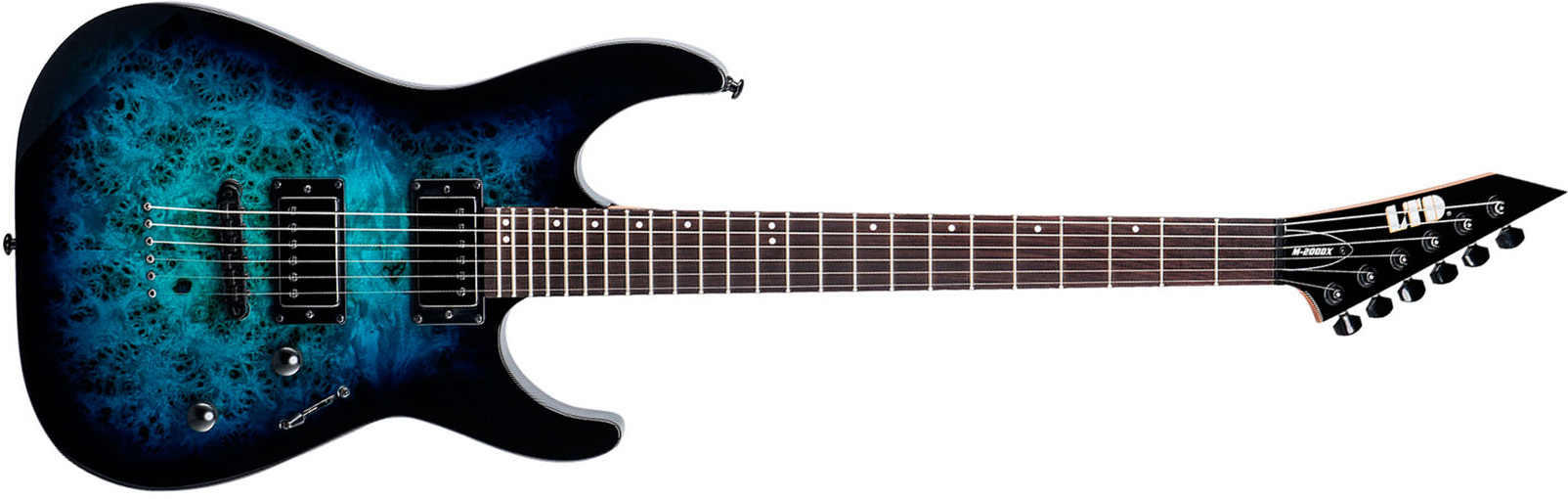 Ltd M200dx 2h Ht Rw - Blue Burst - Elektrische gitaar in Str-vorm - Main picture