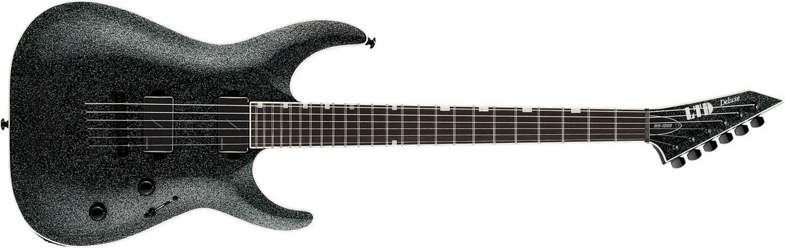 Ltd Mh1000 2h Fishman Fluence Ht Eb - Granite Sparkle - Metal elektrische gitaar - Main picture