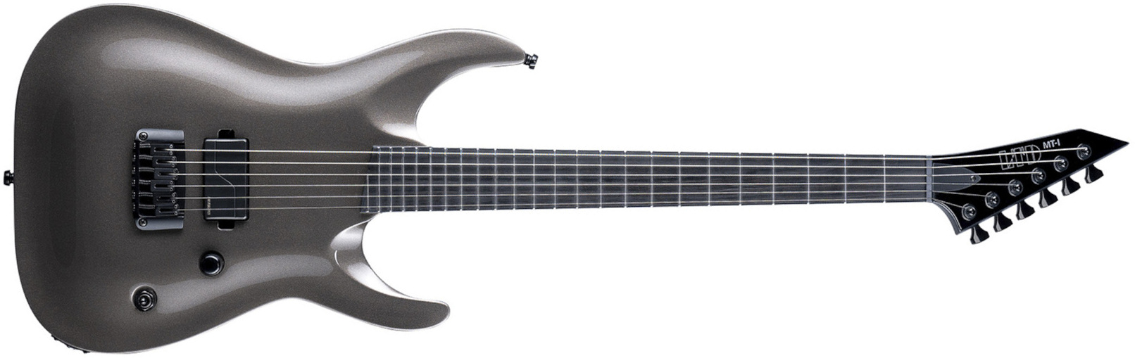 Ltd Mt-i Mick Thomson Signature 1h Ht Eb - Obsidian Metallic - Kenmerkende elektrische gitaar - Main picture