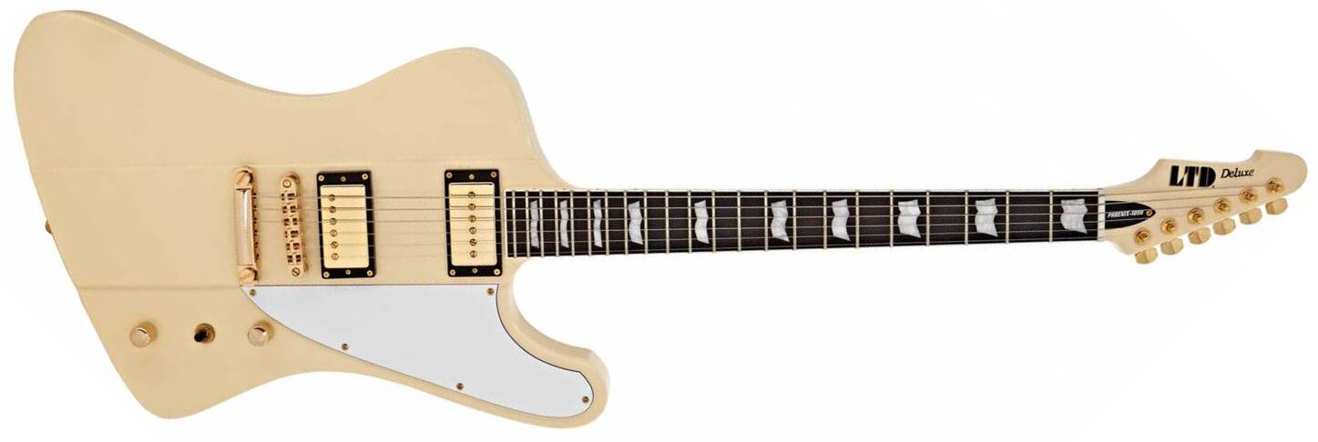 Ltd Phoenix 1000 Hs Seymour Duncan Ht Eb - Vintage White - Retro-rock elektrische gitaar - Main picture
