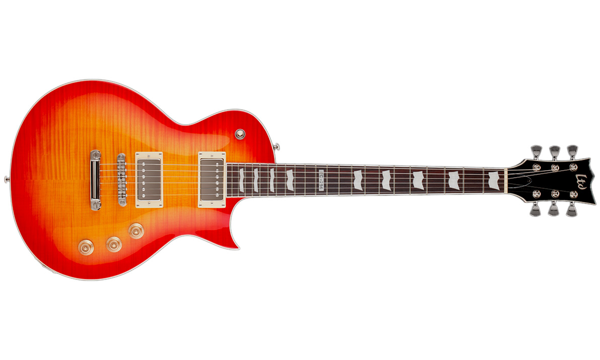 Ltd Ec-256fm Hh Ht Rw - Cherry Sunburst - Enkel gesneden elektrische gitaar - Variation 1
