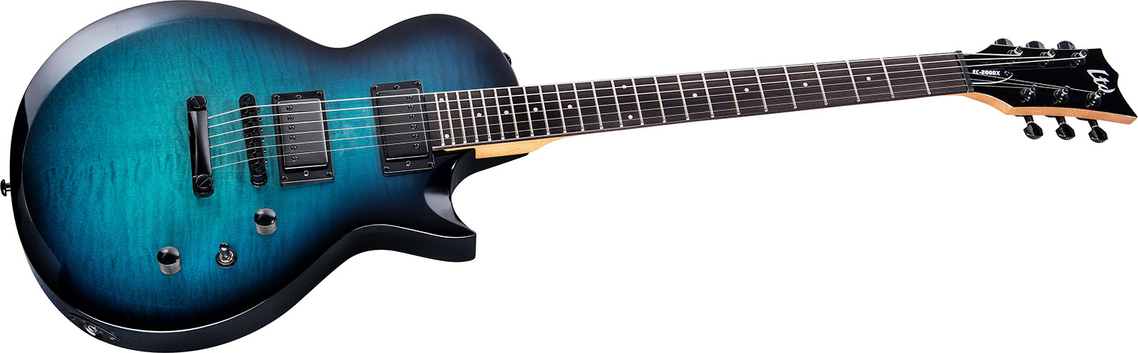 Ltd Ec200dx 2h Ht Rw - Charcoal Burst - Enkel gesneden elektrische gitaar - Variation 2