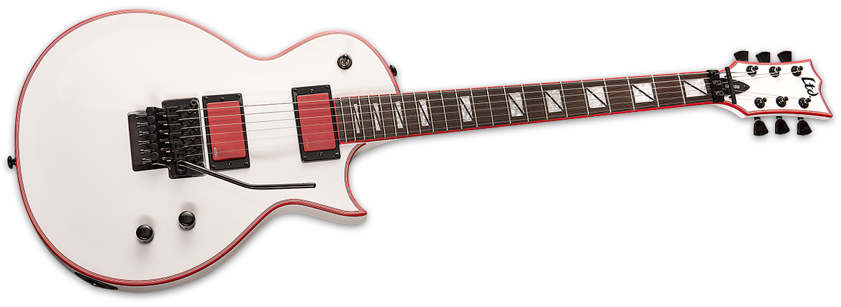 Ltd Gary Holt Gh-600 Signature Hh Fr Eb - Snow White - Single cut gitaar - Variation 1
