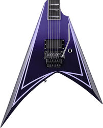 Metalen elektrische gitaar Ltd Alexi Hexed - Purple fade w/ pinstripes