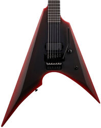 Arrow Black Metal Series - Black Red Burst Satin