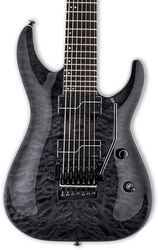 7-snarige elektrische gitaar Ltd Buz McGrath BUZ-7 - See thru black