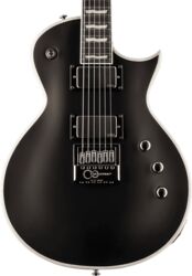 Metalen elektrische gitaar Ltd EC-1000 Evertune BB - black satin