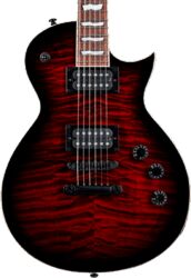 Metalen elektrische gitaar Ltd EC-256 - See thru black cherry sunburst