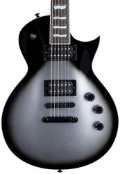 Metalen elektrische gitaar Ltd EC-256 - Silver Sunburst Teardrop