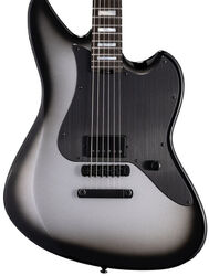 Kenmerkende elektrische gitaar Ltd JD-I Joe Duplantier Signature - silver sunburst