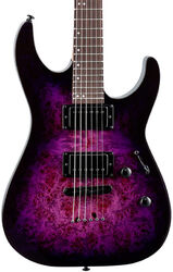 Elektrische gitaar in str-vorm Ltd M-200DX - Purple Burst