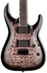 Elektrische gitaar in strat vorm Ltd MH-400 QM - See Through Black Sunburst