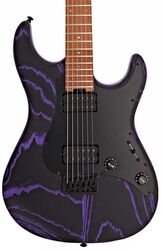 Elektrische gitaar in strat vorm Ltd SN-1000HT - Purple blast
