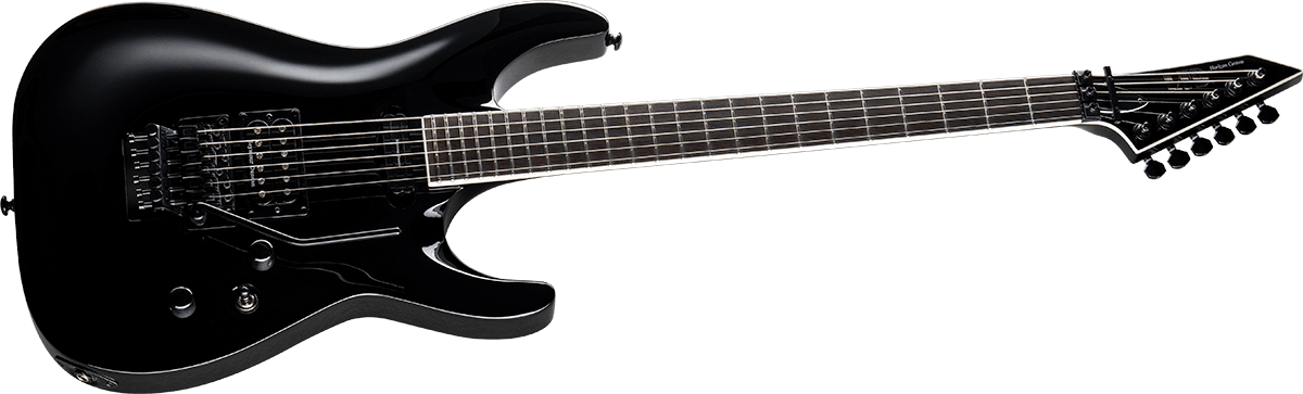 Ltd Horizon Custom '87 Floyd Rose Hs Seymour Duncan Eb - Black - Metalen elektrische gitaar - Variation 1