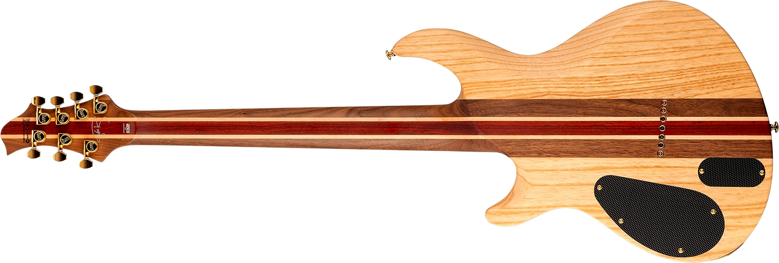 Ltd Javier Reyes Jr7 Signature 7c Baryton 2h Fishman Fluence Ht Eb - Faded Blue Sunburst - Bariton elektrische gitaar - Variation 2