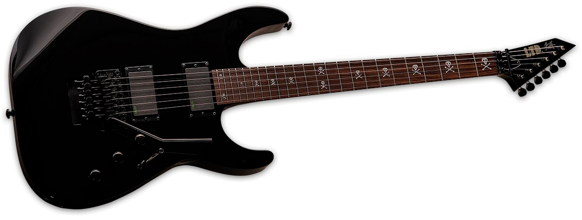 Ltd Kirk Hammett Kh602 Signature 2h Emg Fr Eb - Black - Metal elektrische gitaar - Variation 1