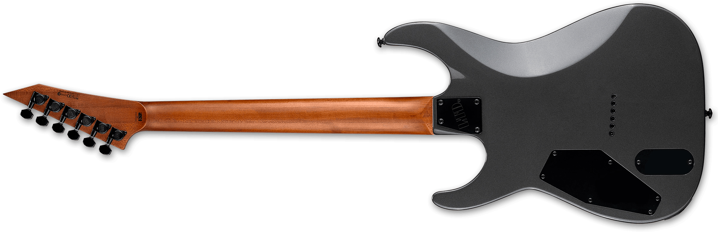 Ltd M400ht 2h Emg Ht Rw - Charcoal Metallic - Elektrische gitaar in Strat vorm - Variation 2