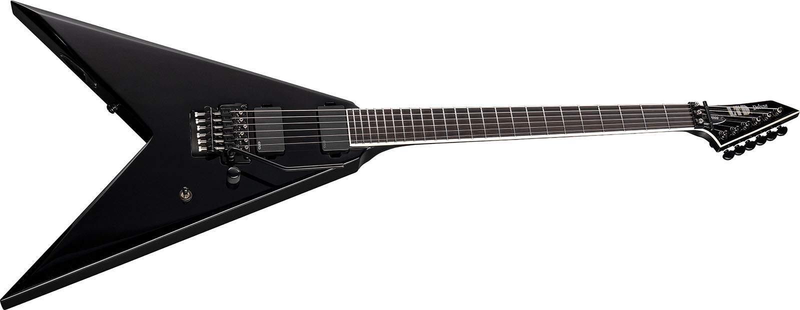 Ltd Nv1000 2h Emg Fr Eb - Black - Metal elektrische gitaar - Variation 2