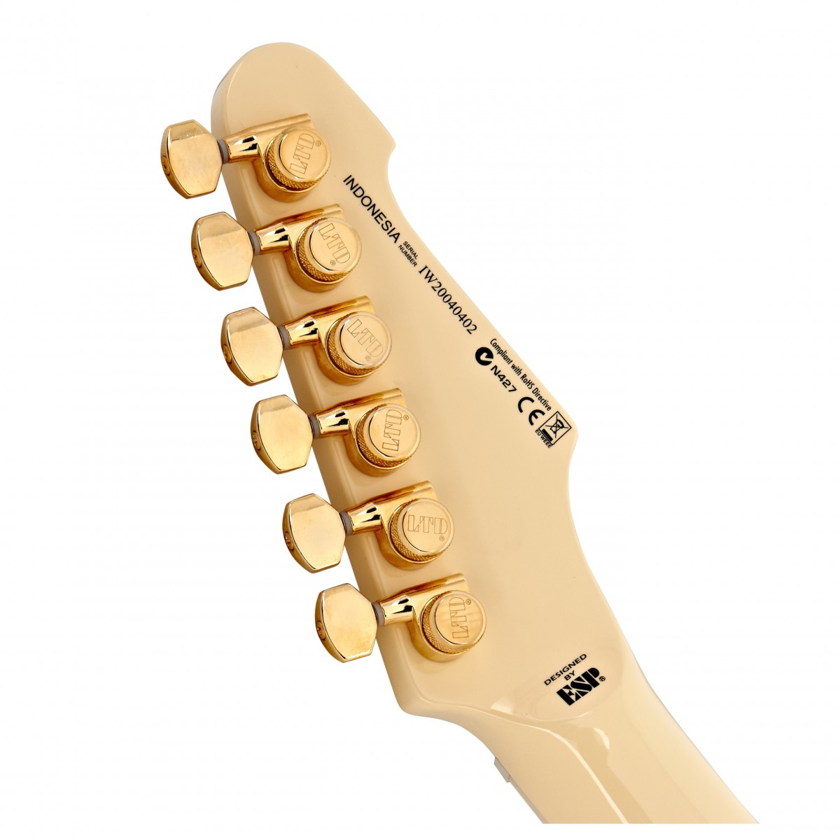 Ltd Phoenix 1000 Hs Seymour Duncan Ht Eb - Vintage White - Retro-rock elektrische gitaar - Variation 5