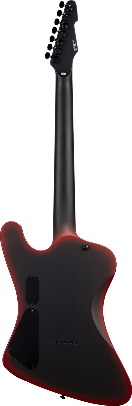 Ltd Phx-7 Baritone Black Metal Series 7-cordes  Ht 1h Eb - Black Red Burst Satin - Metal elektrische gitaar - Variation 1