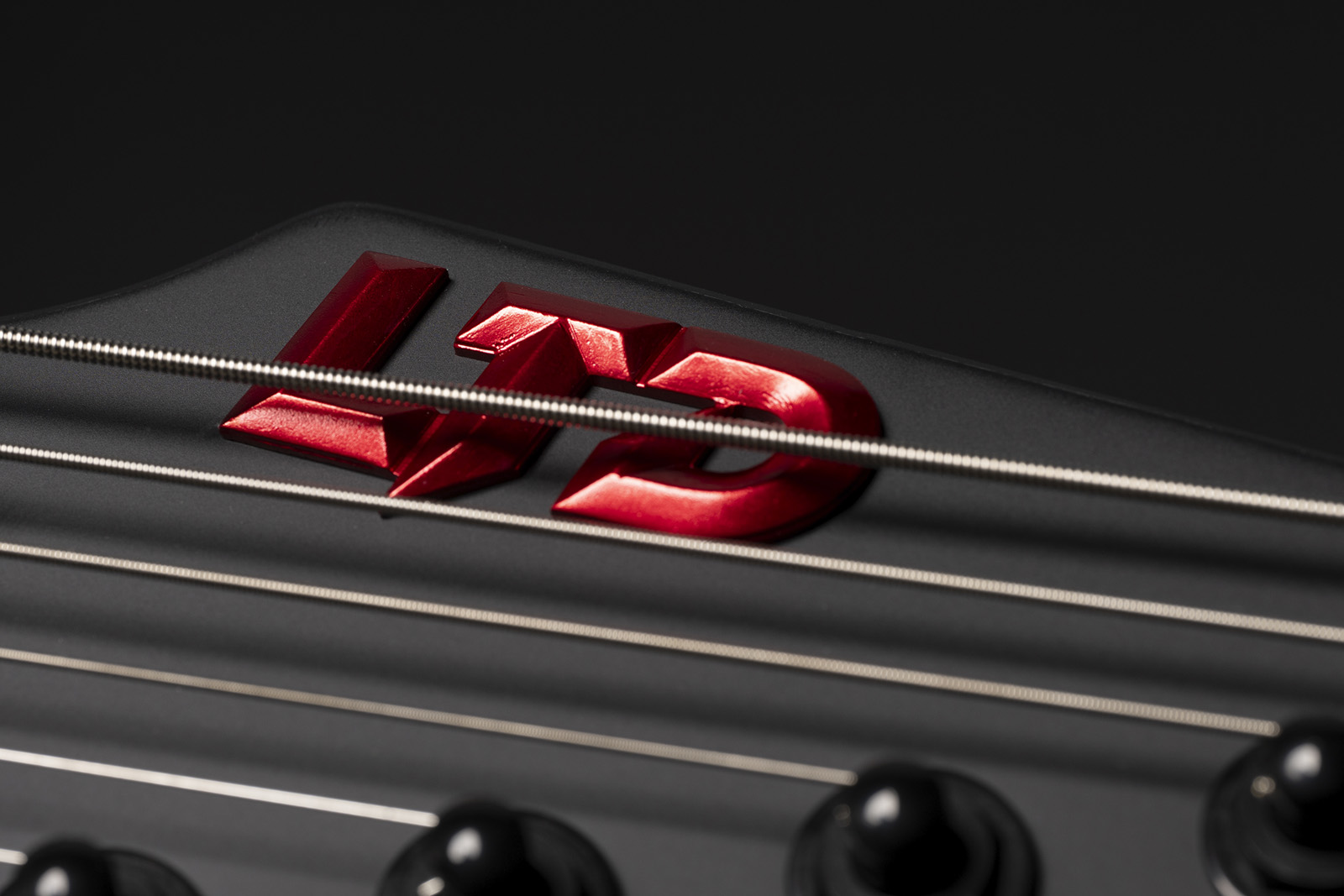 Ltd Phx-7 Baritone Black Metal Series 7-cordes  Ht 1h Eb - Black Red Burst Satin - Metal elektrische gitaar - Variation 3