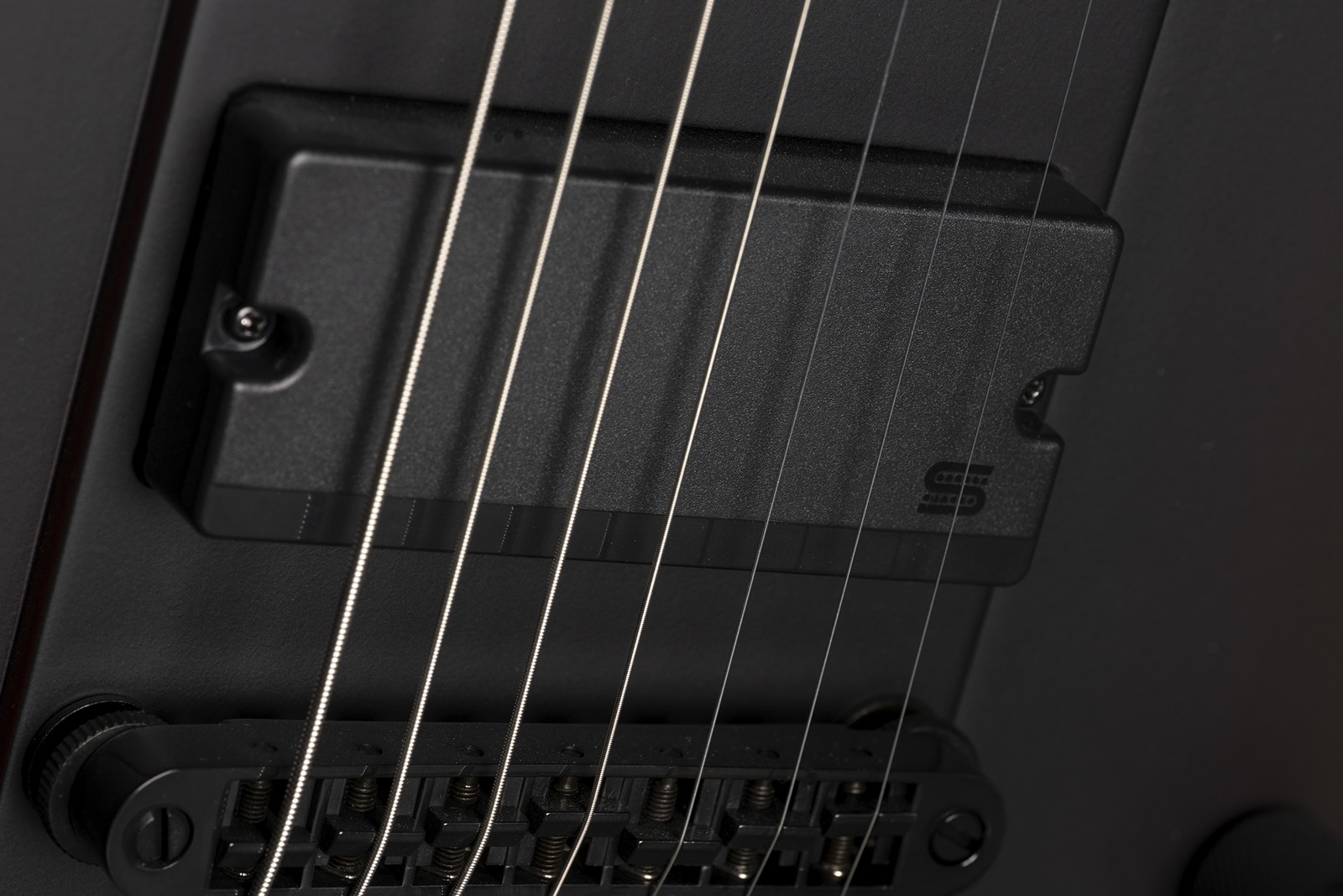 Ltd Phx-7 Baritone Black Metal Series 7-cordes  Ht 1h Eb - Black Red Burst Satin - Metal elektrische gitaar - Variation 4