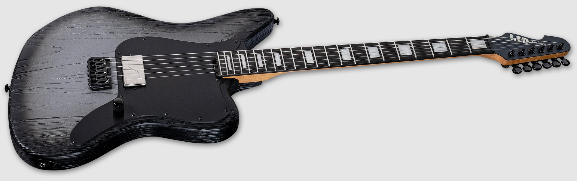Ltd Xj1 Ht Baritone 1h Eb - Silver Blast - Bariton elektrische gitaar - Variation 2