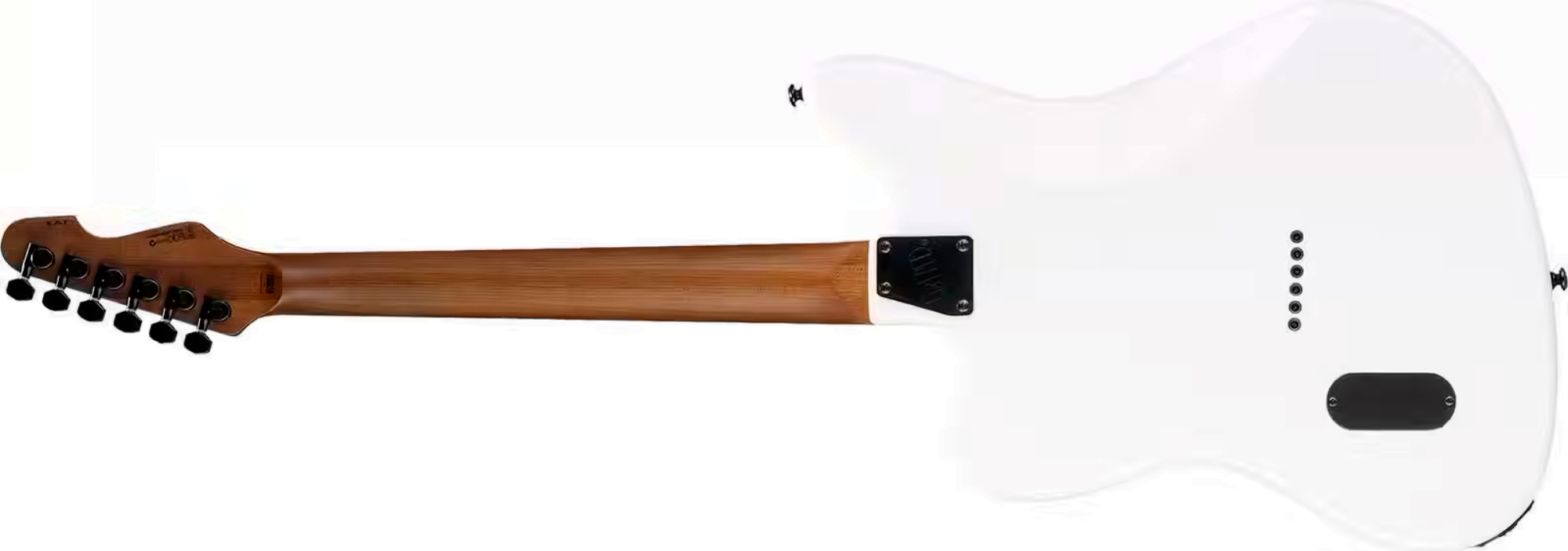 Ltd Xj2 Ht 2h Fishman Fluence Eb - Snow White - Bariton elektrische gitaar - Variation 1