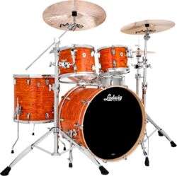 Standaard drumstel Ludwig Keystone X - 4 trommels - Mod orange