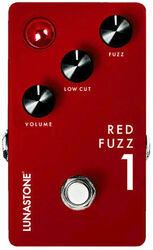 Overdrive/distortion/fuzz effectpedaal Lunastone Red Fuzz 1