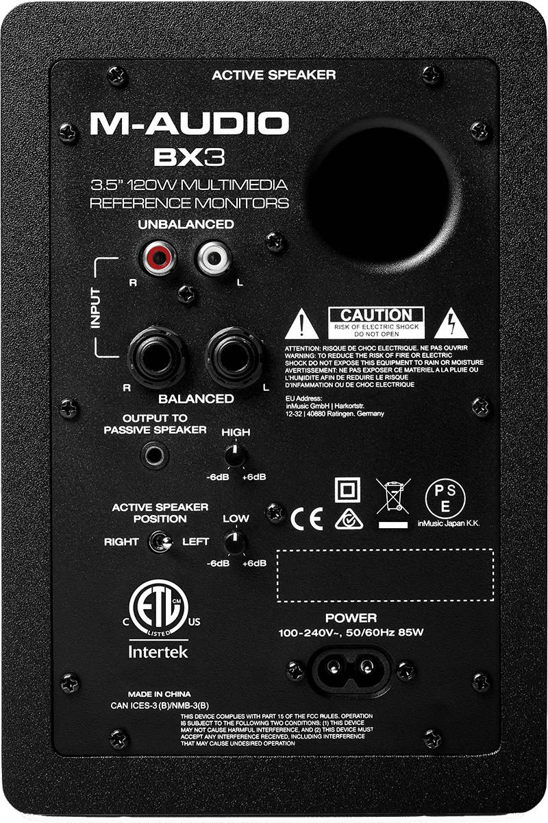 M-audio Bx3d3 - La Paire - Actieve studiomonitor - Variation 2